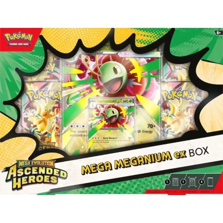 Pokemon TCG Mega Evolution Ascended Heroes Mega Meganium eX Box