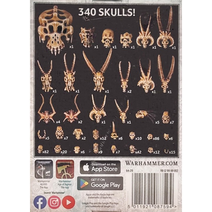 Warhammer 40000 Citadel: Skulls Stockcheck