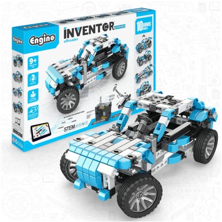 Engino Inventor: Σετ μηχανοκίνητων οχημάτων εκτός δρόμου Κατασκευή παιχνιδιών STEM για παιδιά ηλικίας 9+ ετών(IN60)