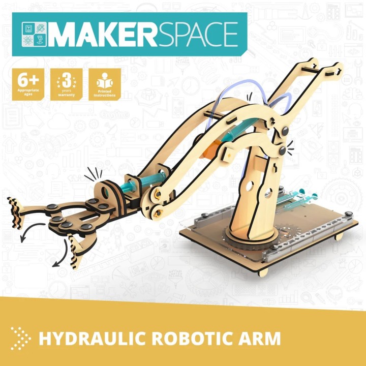 Engino MAKERSPACE DIY: Υδραυλικός Ρομποτικός Βραχίονας(MS04)