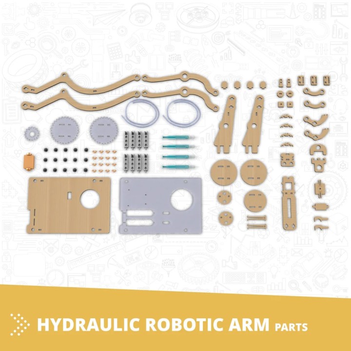 Engino MAKERSPACE DIY: Υδραυλικός Ρομποτικός Βραχίονας(MS04)