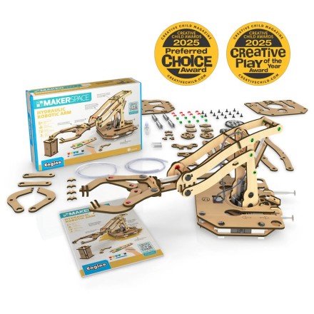 Engino MAKERSPACE DIY: Υδραυλικός Ρομποτικός Βραχίονας(MS04)