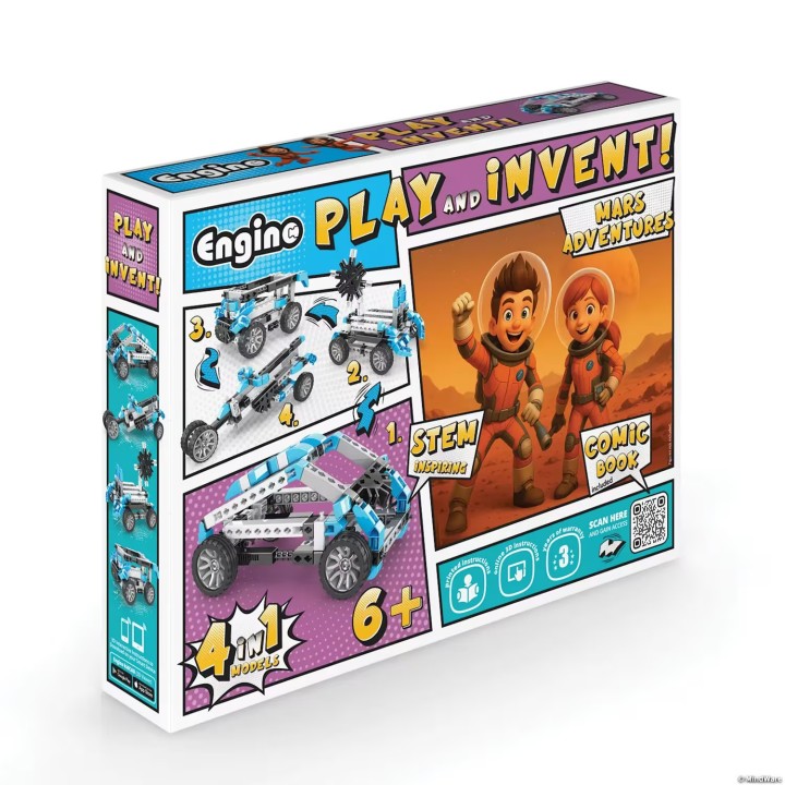Engino Play and Invent: Mars Adventure Building Set(PI02)