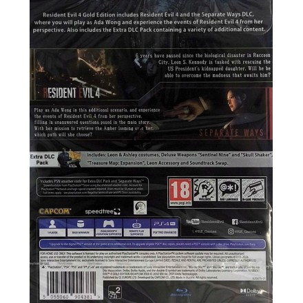 Resident Evil 4 Gold Edition PS4 Game