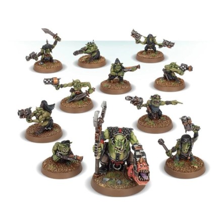 Warhammer 40000 Orks: Runtherd and Gretchin Figure