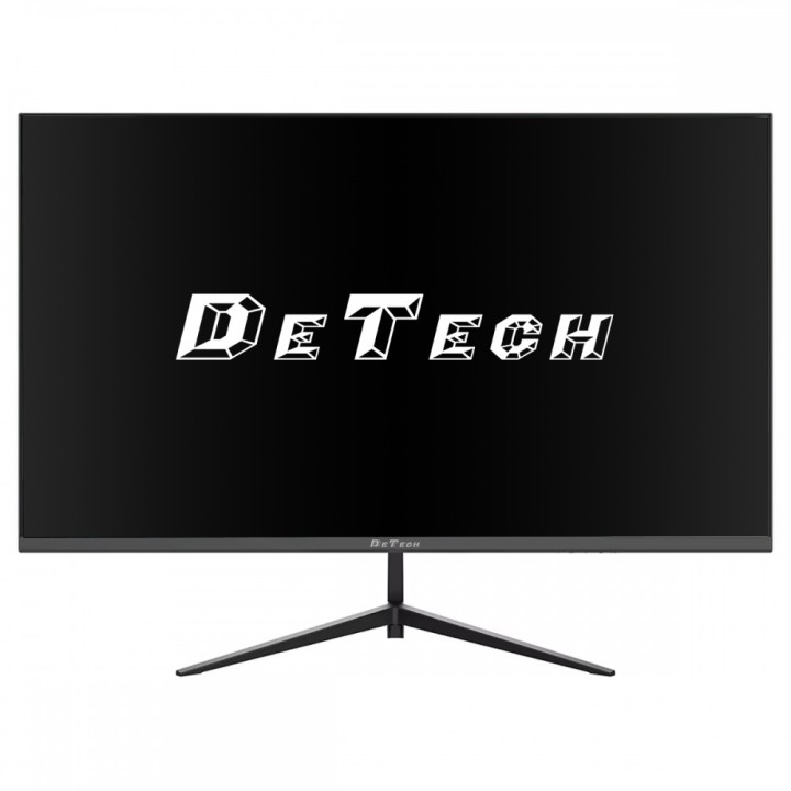 DeTech Gaming Monitor 27" FHD 1920x1080 165Hz Black Hdmi/VGA (79008)