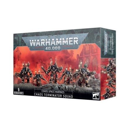 Warhammer 40000 Chaos Space Marines : Terminators Squad Figure