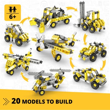 Engino Creative Builder: Σετ 20 Πολυμοντέλων - Παιχνίδια Κατασκευής STEM για Παιδιά Ηλικίας 6+ (20 Μοντέλα για Κατασκευή)2031