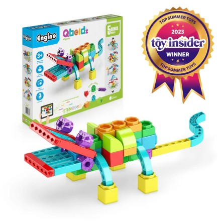 Engino QBOIDZ- Alligator STEM Building Toys for Kids Ages 3+ (5 Models to Build)QB40