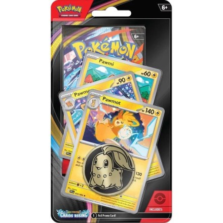 Pokemon TCG Mega Evolution: Chaos Rising - Premium Checklane Blister (Pawmot)
