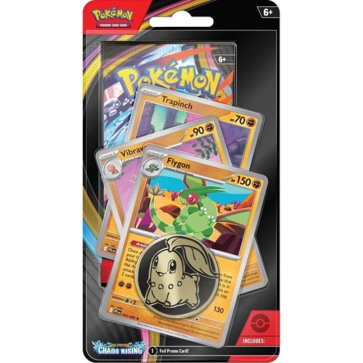 Pokemon TCG Mega Evolution: Chaos Rising - Premium Checklane Blister (Flygon)