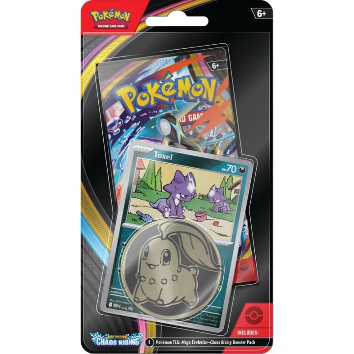 Pokémon TCG: Mega Evolution-Chaos Rising Checklane Blister(Toxel)