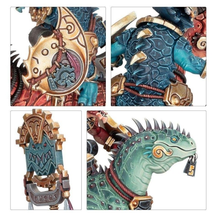 Warhammer Age of Sigmar - Seraphon: Aggradon Lancers