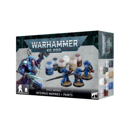 Warhammer 40000 - Space Marines: Infernus Marines + Paints Set