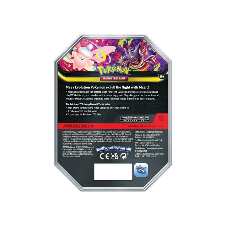 Pokemon TCG: Mega Moonlit Tin - Mega Glefable