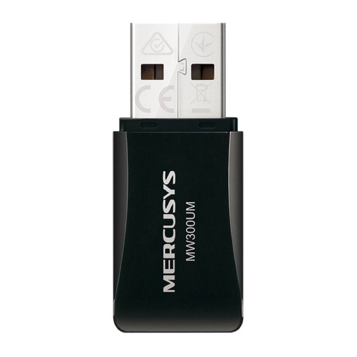 Mercusys MW300UM Αντάπτορας Δικτύου USB με Ασύρματη Σύνδεση Wi-Fi 300Mbps v4