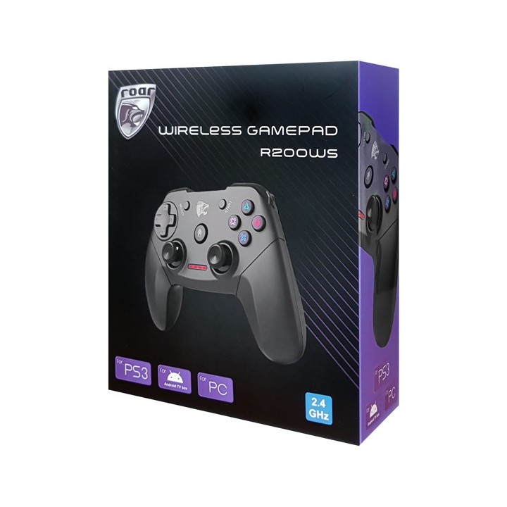 ROAR ασύρματο gamepad R200WS, με vibration, PC, PS3 & Android TV box