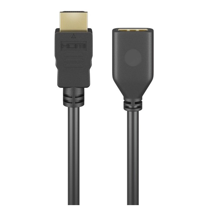 GOOBAY καλώδιο προέκτασης HDMI 61310 Ethernet, 4K/60Hz 18Gbps, 3m, μαύρο