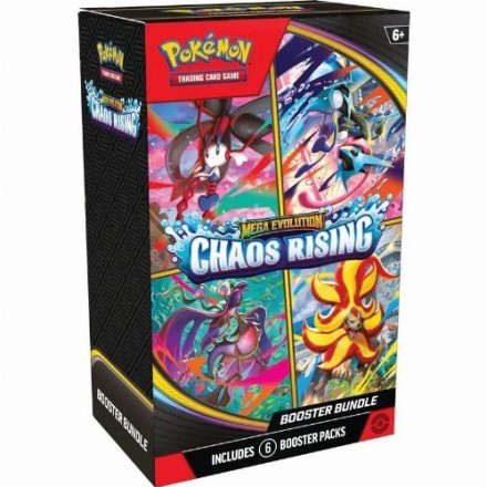 Pokemon - Mega Evolution 4: Chaos Rising Booster Bundle (6 Boosters) Booster Pack (EN)