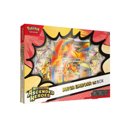 Pokemon Mega Emboar Ex Mega Evolution: Ascended Heroes Booster Box Mega Emboar eX Box (EN)