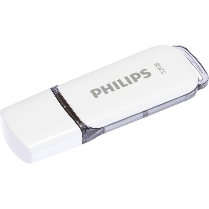 Philips Snow 32GB USB 2.0 Λευκό (FM32FD70B/00)