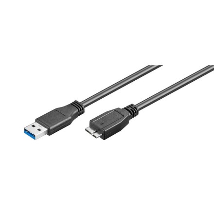 Goobay Regular USB 3.0 to micro USB Cable Μαύρο 0.5m 95734 1τμχ