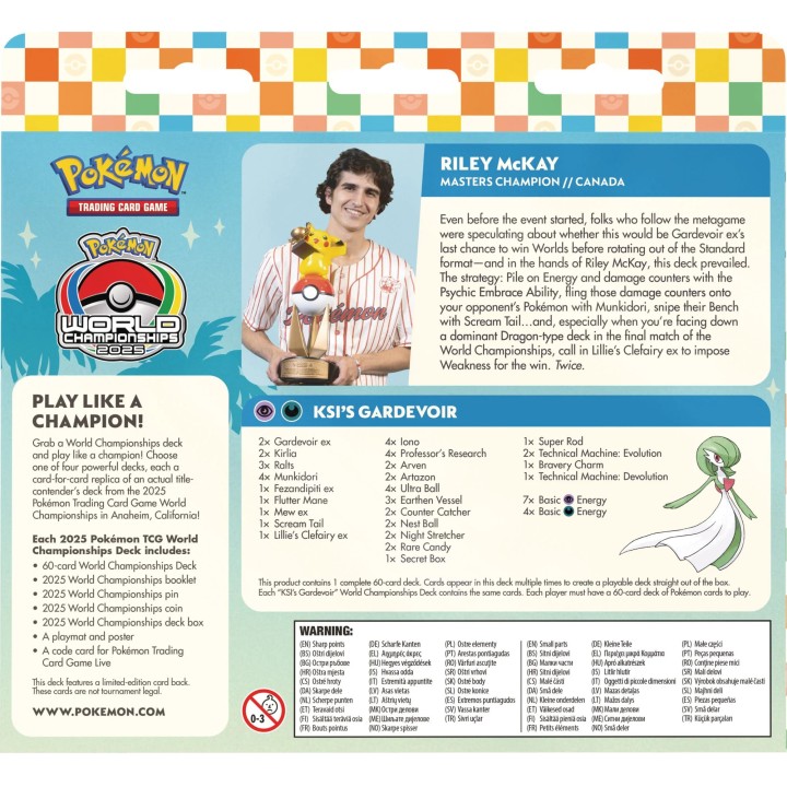 Pokémon TCG: 2025 World Championship Deck Gardevoir