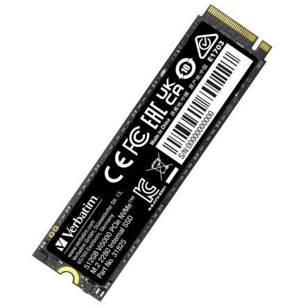 Verbatim Vi5000 SSD 512GB τύπου M.2 με σύνδεση PCI Express 4.0 31825