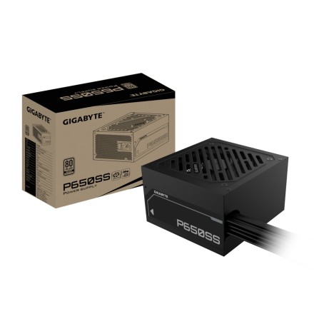 Gigabyte GP-P650SS 650W Μαύρο Τροφοδοτικό Υπολογιστή Full Wired 80 Plus Silver