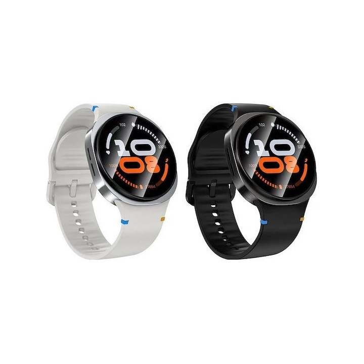 Ρολόι HOCO Y43 43mm Smartwatch Black με Ελληνικό Μενού