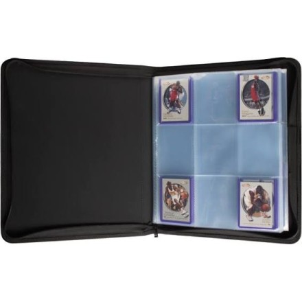 Ultra Pro 9-Pocket Premium Toploader Window Pro-Binder Zippered - Μαύρο(REM16567)