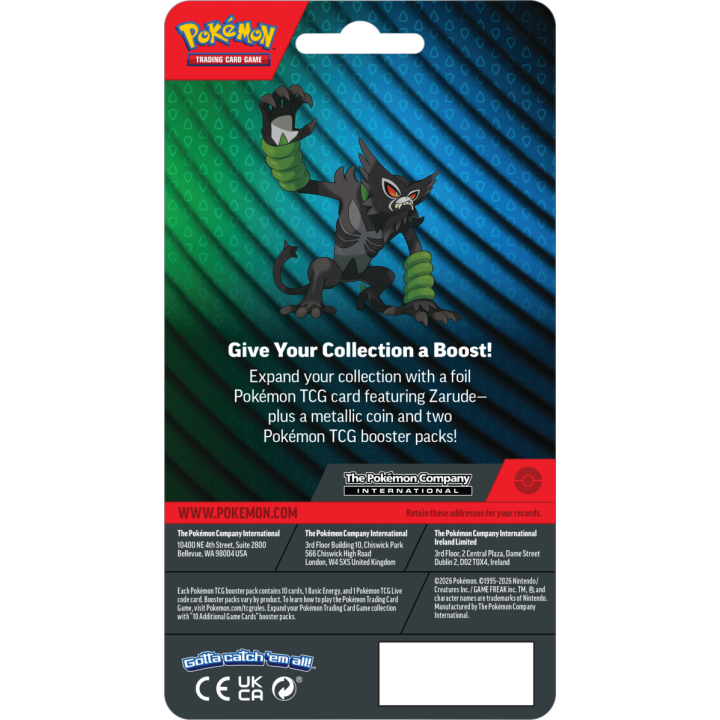 Zarude 2-Pack Blister August 2026 (Single Wide)