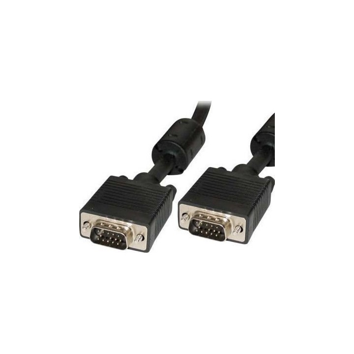 De Tech Cable VGA male - VGA male 5m (18014) Μαύρο