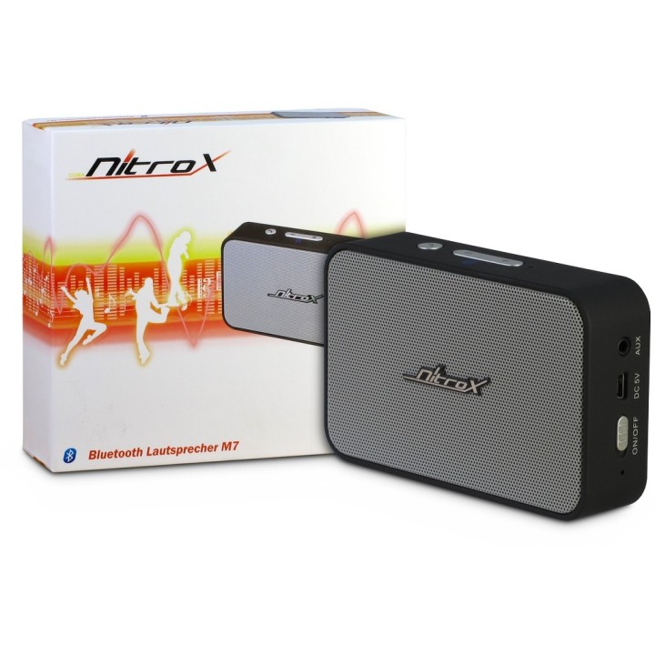 Speaker Nitrox Bluetooth M7 ηχείο λύση για να ακούσετε μουσική σε ένα πάρτι στον κήπο, οπουδήποτε στο σπίτι ή στην παραλία.