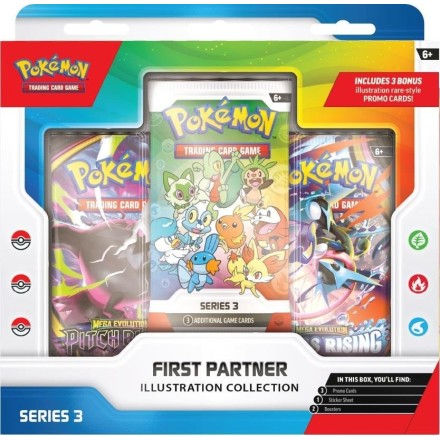 Pokemon TCG Mega Evolution - First Partner Illustration Collection Series 3
