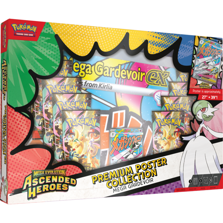 Ascended Heroes Premium Poster Collection Mega Gardevoir