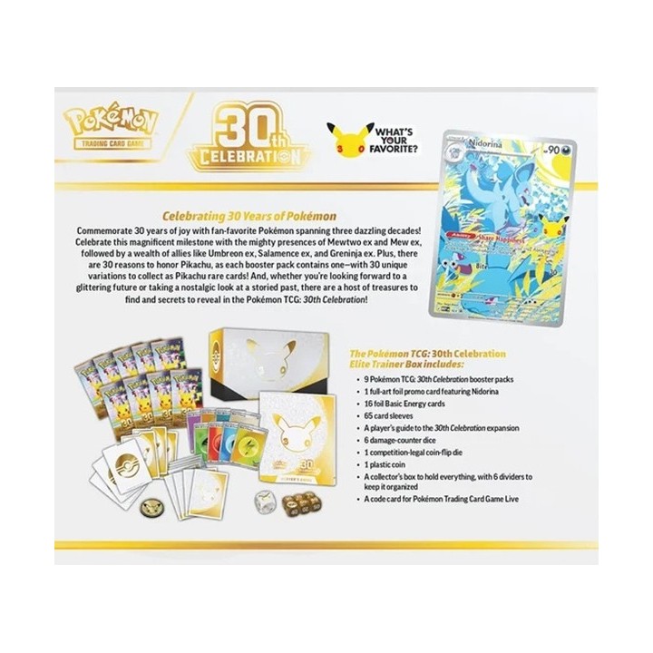Pokemon TCG 30th Celebration - Elite Trainer Box