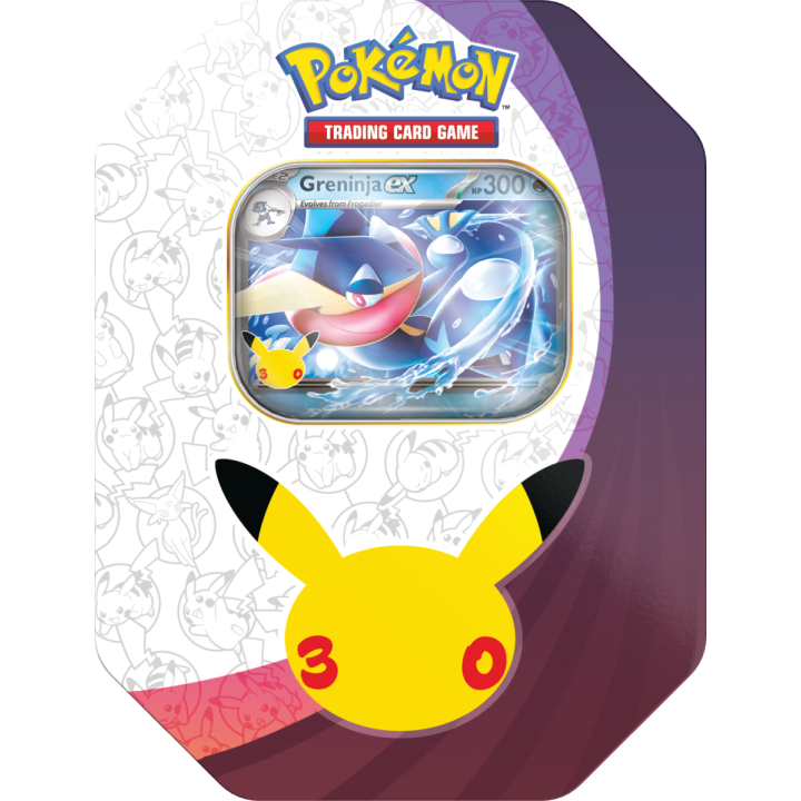 Pokemon TCG 30th Celebration - Greninja Ex Tin