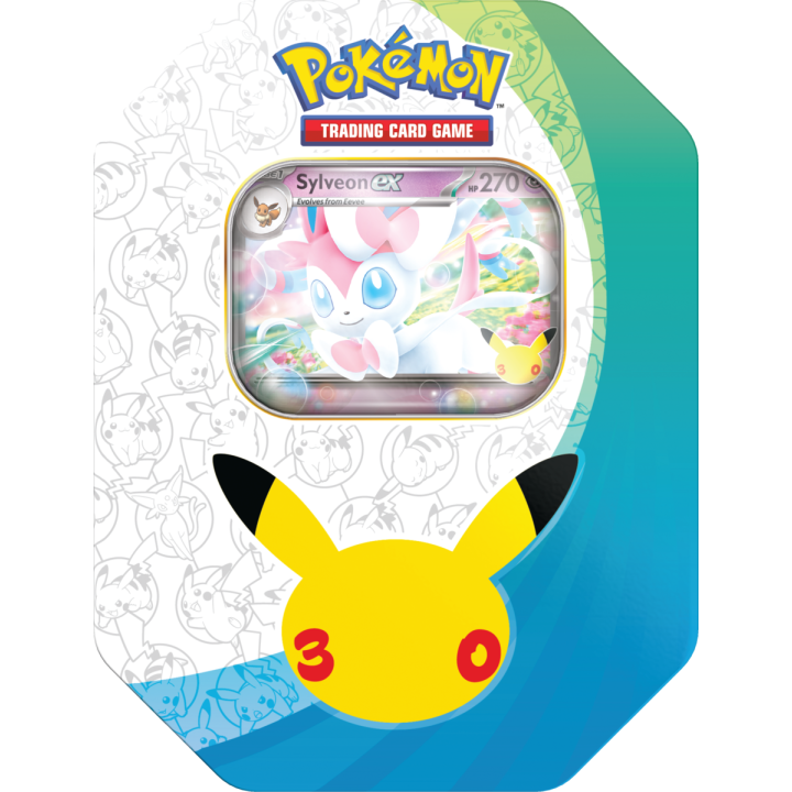 Pokemon TCG 30th Celebration - Sylveon Ex Tin