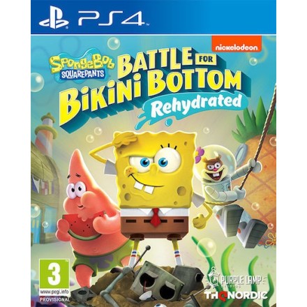 SpongeBob SquarePants: Battle for Bikini Bottom - Rehydrated PS4 GAMES Used-Μεταχειρισμένο