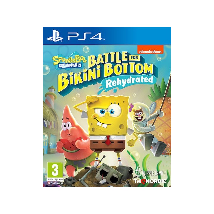 SpongeBob SquarePants: Battle for Bikini Bottom - Rehydrated PS4 GAMES Used-Μεταχειρισμένο