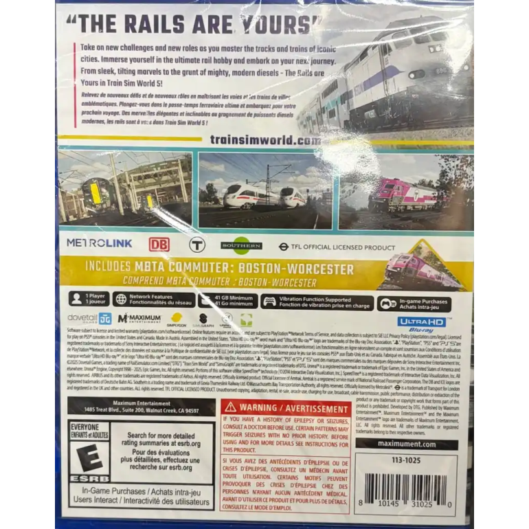 Train Sim World 5 PS5 Game
