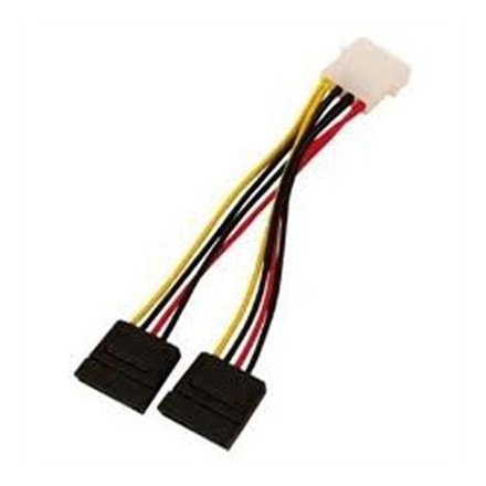 Καλώδιο Cable 2xSata 15pin to 5,25 4pin male 0,15M Bulk Logilink CS0007