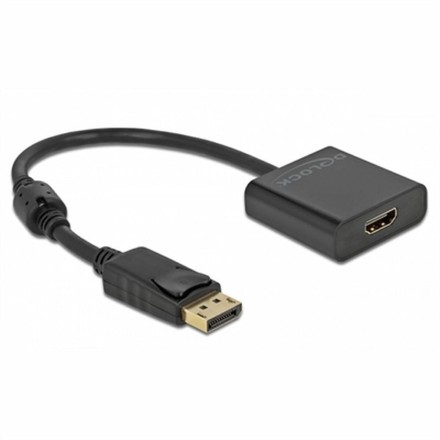 DELOCK αντάπτορας DisplayPort σε HDMI 63585, 4K/30Hz, active, μαύρος