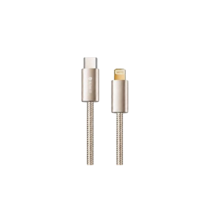 Καλώδιο USB-C σε Lightning 1.2M 100W Μπέζ  BUDIBUDI BUDI-018