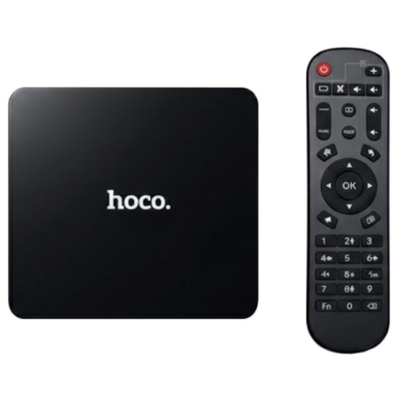 Hoco TV Box DQ10 Plus 4K UHD με WiFi USB 2.0 4GB RAM και 32GB Αποθηκευτικό Χώρο με Λειτουργικό Android 12.0