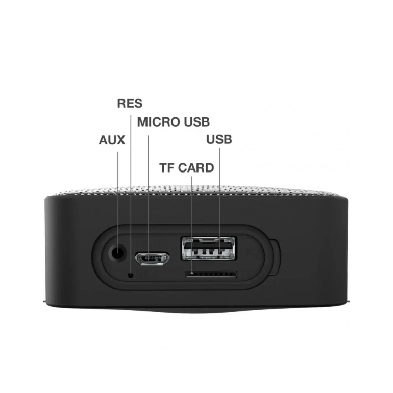 MOXOM WIRELESS SPEAKER MX-SK05 IPX7 WATERPROOF BLACK