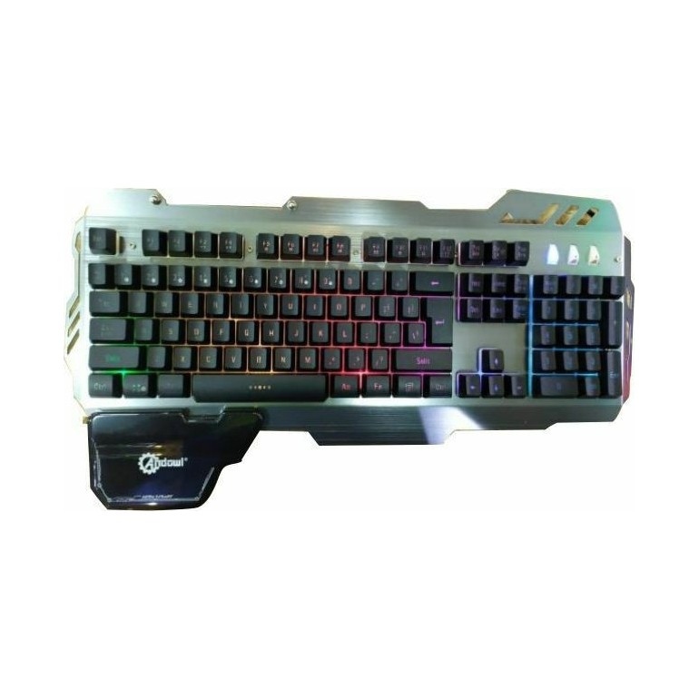 ANDOWL ΕΝΣΥΡΜΑΤΟ ΠΛΗΚΤΡΟΛΟΓΙΟ MECHANICAL GAMING RGB K55