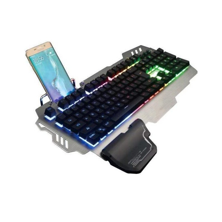ANDOWL ΕΝΣΥΡΜΑΤΟ ΠΛΗΚΤΡΟΛΟΓΙΟ MECHANICAL GAMING RGB K55