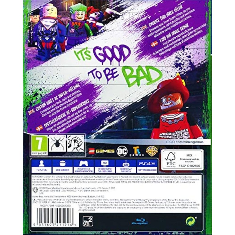 Lego DC Super-villains PS4 GAMES